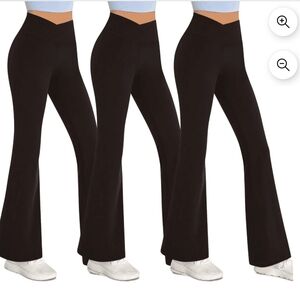 Women's Black Flare Pants